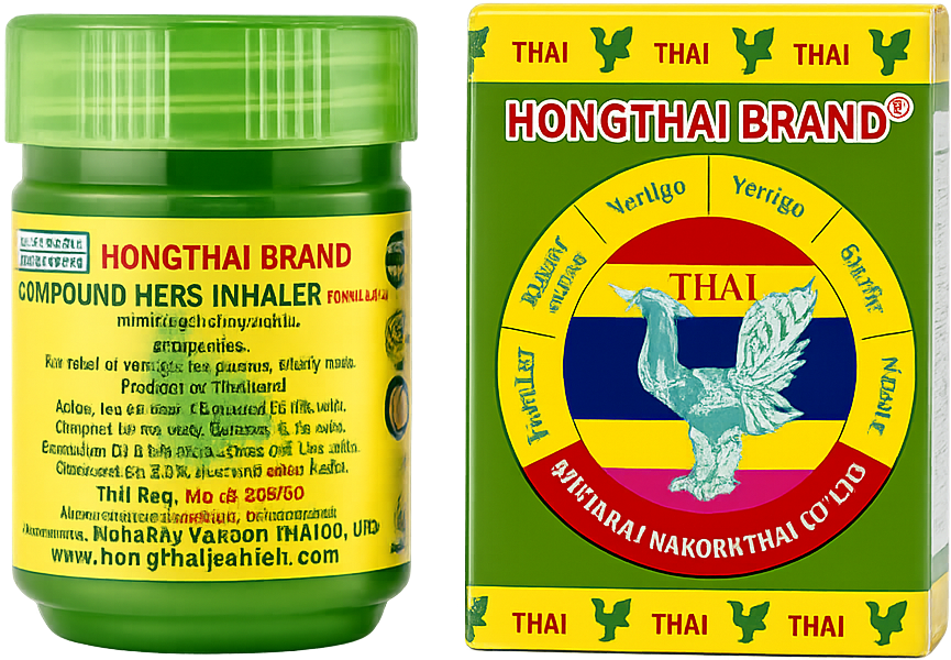 Thai herbal inhaler with box